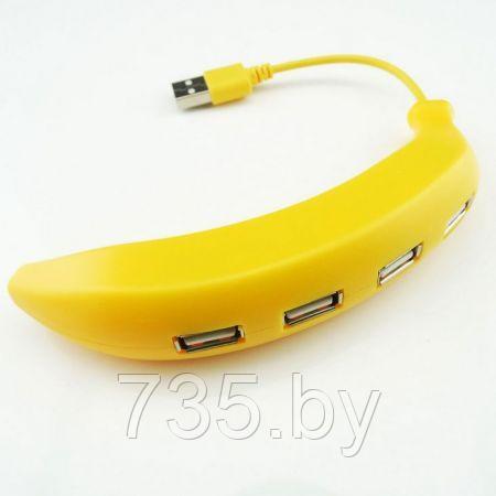 USB хаб Банан разветвитель на 4 порта hub
