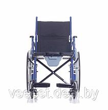Инвалидная коляска с санитарным оснащением TU 55 (Сидение 48 см.), фото 2