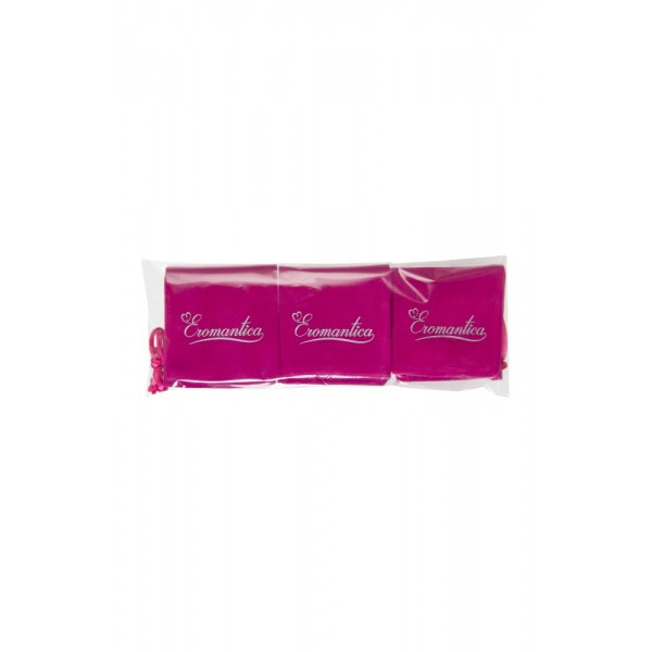 Набор бархатных мешочков Eromantica, розовые (упак. 5 шт) - фото 3 - id-p202615169