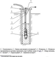 Насос вибрационный "Ручеек-1", 10м (верхний забор) ОЛЬСА 18С.01.1956, фото 3