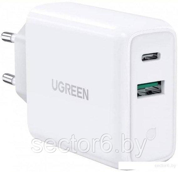 Сетевое зарядное Ugreen CD170 60468 (белый) - фото 1 - id-p202618225