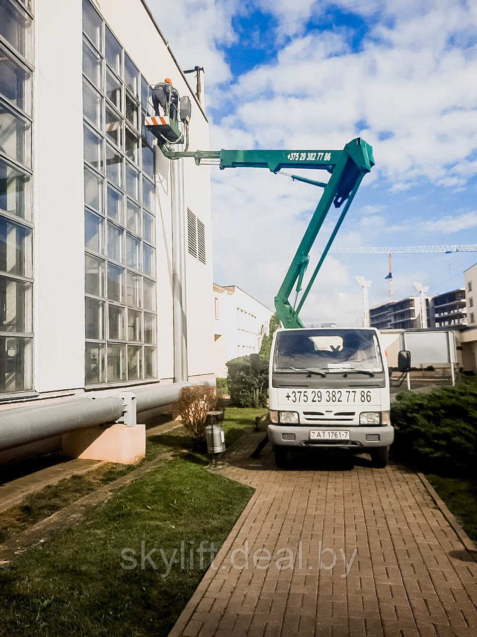 Автовышка 20 метров НИССАН КАБСТАР телескоп - фото 5 - id-p45272445