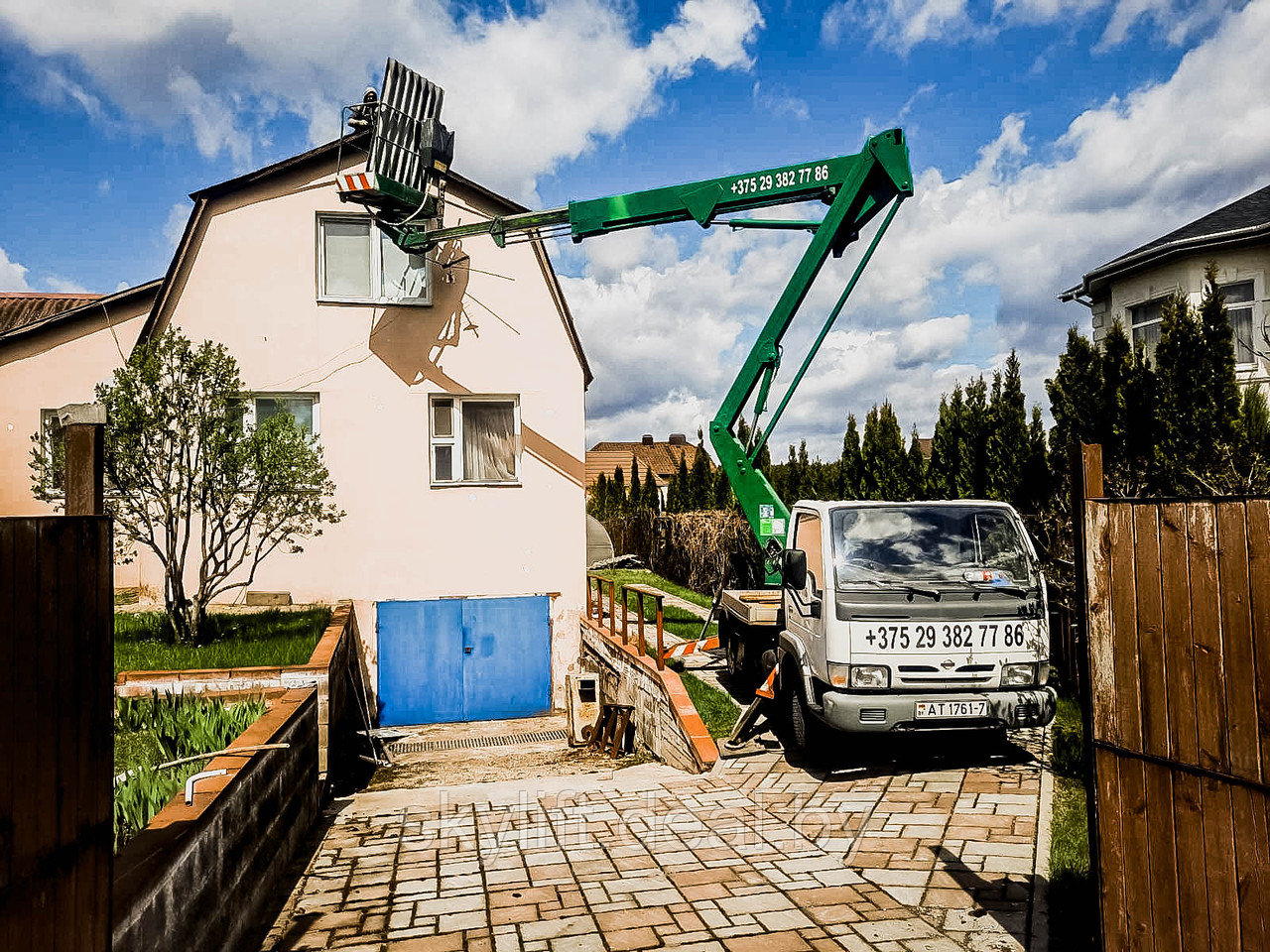 Автовышка 20 метров НИССАН КАБСТАР телескоп - фото 9 - id-p45272445