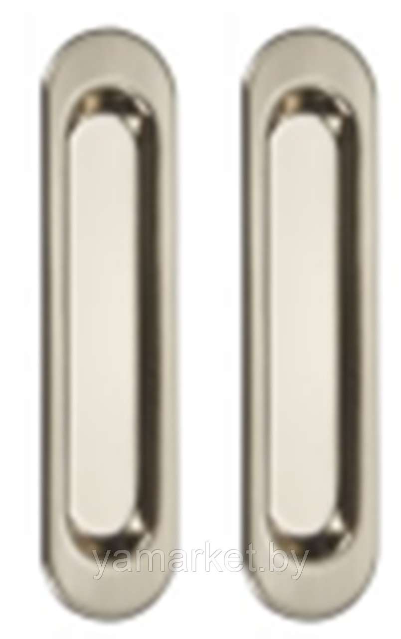 Vela M-1036 Kupe-Round SN или AB (Ручки-купе овальные) матовый никель или бронза