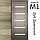 Межкомнатная дверь "АМАТИ" М1 (Цвета - Эшвайт; Беленый дуб; Дымчатый дуб; Дуб шале-графит; Дуб венге и тд.), фото 6