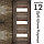 Межкомнатная дверь "АМАТИ" 12 (Цвета - Эшвайт; Беленый дуб; Дымчатый дуб; Дуб шале-графит; Дуб венге и тд.), фото 9
