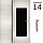Межкомнатная дверь "АМАТИ" 14ч (Цвета - Эшвайт; Беленый дуб; Дымчатый дуб; Дуб шале-графит; Дуб венге и тд.), фото 3