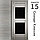 Межкомнатная дверь "АМАТИ" 15ч (Цвета - Эшвайт; Беленый дуб; Дымчатый дуб; Дуб шале-графит; Дуб венге и тд.), фото 5