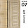 Межкомнатная дверь "БОНА" 07 (Цвета - Лиственница Сибиу; Дуб Сонома; Дуб Стирлинг), фото 3