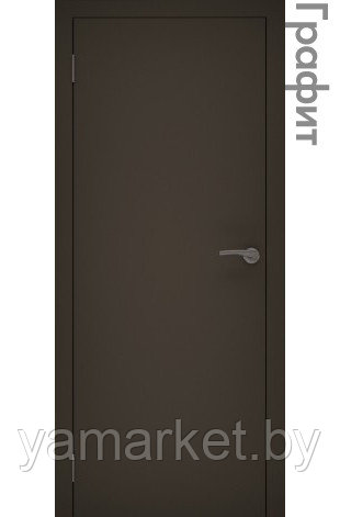 Межкомнатная дверь "ЭМАЛЬ" ПГ-00 (Цвет - Белый; Ваниль; Грэй; Капучино; Графит) - фото 5 - id-p202622827