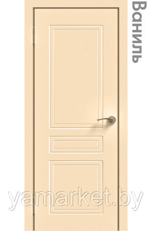 Межкомнатная дверь "ЭМАЛЬ" ПГ-01 (Цвет - Белый; Ваниль; Грэй; Капучино; Графит) - фото 2 - id-p202622828