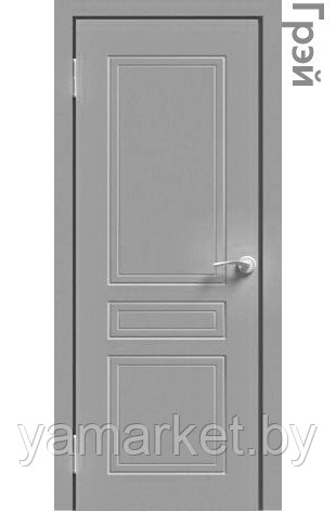 Межкомнатная дверь "ЭМАЛЬ" ПГ-01 (Цвет - Белый; Ваниль; Грэй; Капучино; Графит) - фото 3 - id-p202622828