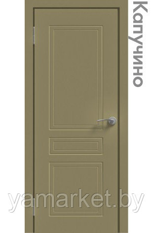 Межкомнатная дверь "ЭМАЛЬ" ПГ-01 (Цвет - Белый; Ваниль; Грэй; Капучино; Графит) - фото 4 - id-p202622828