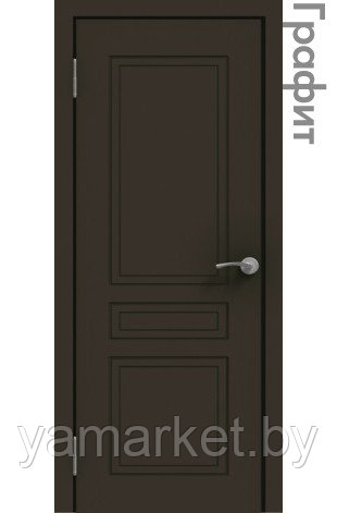 Межкомнатная дверь "ЭМАЛЬ" ПГ-01 (Цвет - Белый; Ваниль; Грэй; Капучино; Графит) - фото 5 - id-p202622828