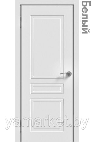 Межкомнатная дверь "ЭМАЛЬ" ПГ-01 (Цвет - Белый; Ваниль; Грэй; Капучино; Графит) - фото 6 - id-p202622828