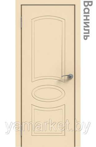 Межкомнатная дверь "ЭМАЛЬ" ПГ-02 (Цвет - Белый; Ваниль; Грэй; Капучино; Графит) - фото 2 - id-p202622829