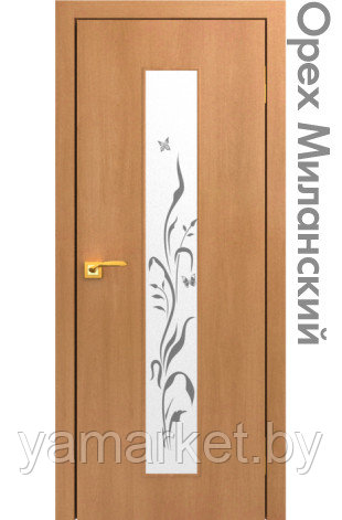 Межкомнатная дверь "СТАНДАРТ" 05 (Цвет - Дуб Белёный; Орех Миланский; Орех Итальянский; Венге) - фото 5 - id-p202622841