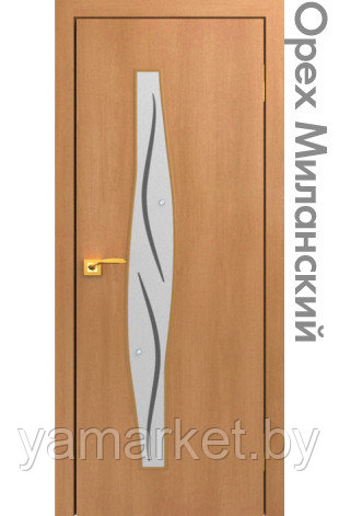 Межкомнатная дверь "СТАНДАРТ" 10 (Цвет - Дуб Белёный; Орех Миланский; Орех Итальянский; Венге) - фото 5 - id-p202622849