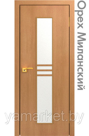 Межкомнатная дверь "СТАНДАРТ" 19 (Цвет - Дуб Белёный; Орех Миланский; Орех Итальянский; Венге) - фото 3 - id-p202622864