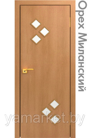 Межкомнатная дверь "СТАНДАРТ" 33 (Цвет - Дуб Белёный; Орех Миланский; Орех Итальянский; Венге) - фото 2 - id-p202622865