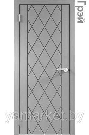 Межкомнатная дверь "ЭМАЛЬ" ПГ-22 (Цвет - Белый; Ваниль; Грэй; Капучино; Графит) - фото 3 - id-p202622904