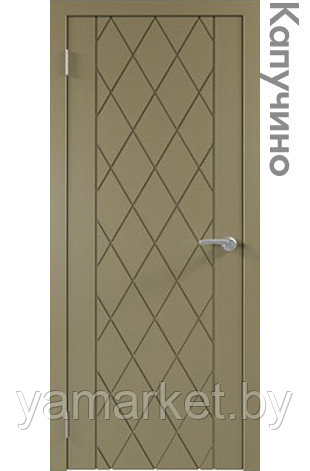 Межкомнатная дверь "ЭМАЛЬ" ПГ-22 (Цвет - Белый; Ваниль; Грэй; Капучино; Графит) - фото 4 - id-p202622904