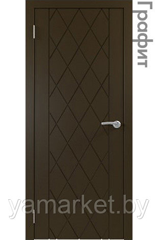 Межкомнатная дверь "ЭМАЛЬ" ПГ-22 (Цвет - Белый; Ваниль; Грэй; Капучино; Графит) - фото 5 - id-p202622904
