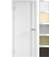Межкомнатная дверь "ЭМАЛЬ" ПГ-23 (Цвет - Белый; Ваниль; Грэй; Капучино; Графит)