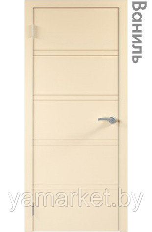 Межкомнатная дверь "ЭМАЛЬ" ПГ-24 (Цвет - Белый; Ваниль; Грэй; Капучино; Графит) - фото 3 - id-p202622906