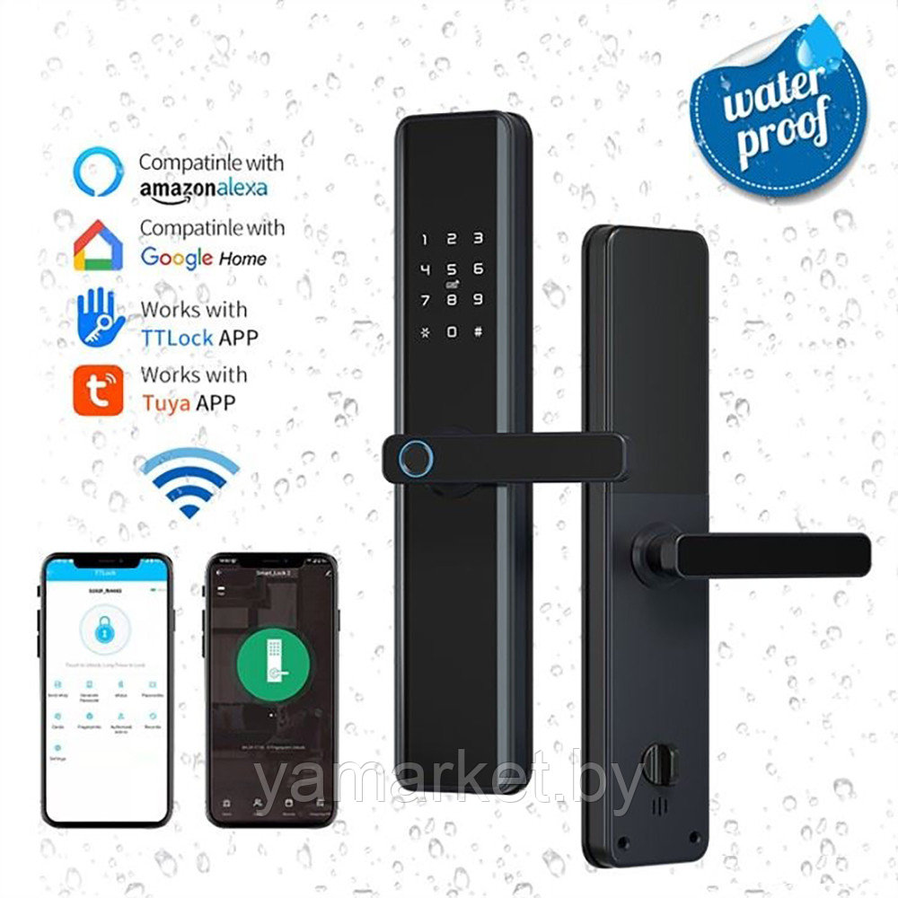 Дверной замок Volibel Bluetooth Smart Digital Lock M1 (Бэксет 55мм) (Умный дом) - фото 6 - id-p202622985