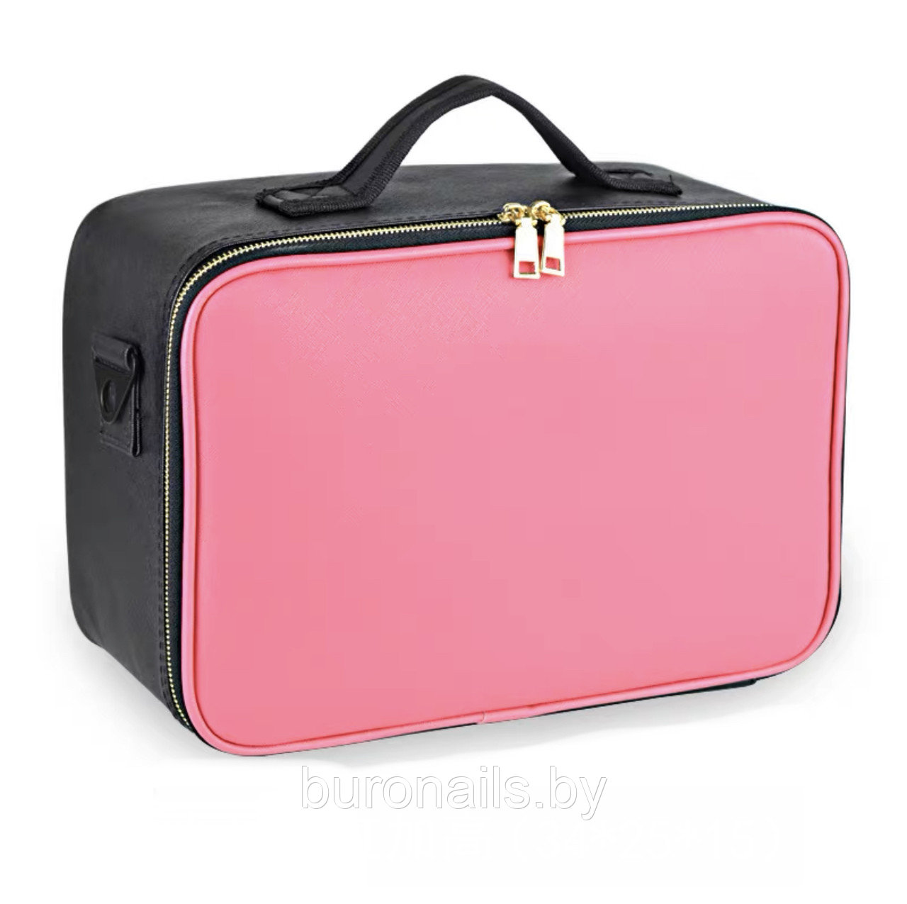 Сумка для косметики жен "MADELLA ", цвет розовый с черным, размер 34 см - фото 1 - id-p200110695