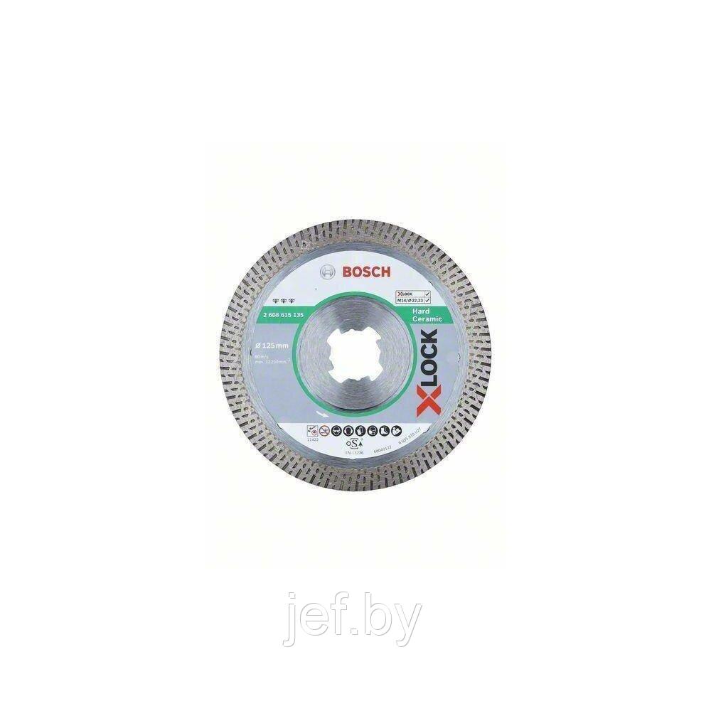 Алмазный круг 125х22,23 мм по керамике сплошной BOSCH 2608615135 - фото 1 - id-p197851698