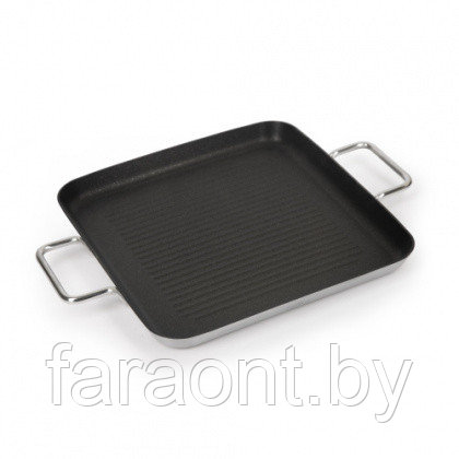 Сковорода-гриль квадратная с антипригарным покрытием (28x28 см)