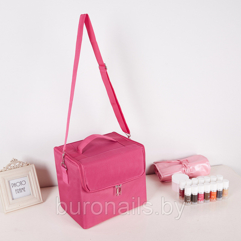 Кейс женский "SDN", цвет розовый, размер 30см - фото 7 - id-p202624110