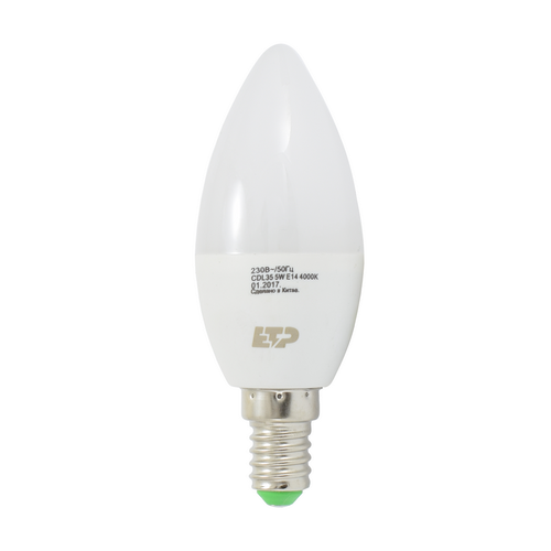 Лампа светодиодная CDL35 5W 3000К Е14 ETP