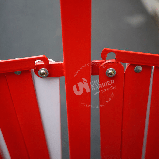 Раздвижное ограждение UniExpand 130R 3 м. красно-белое, фото 3