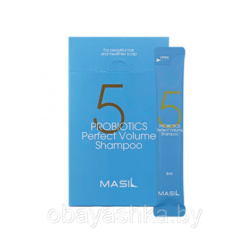 Шампунь для объема волос MASIL 5 Probiotics Perfect Volume Shampoo, 8 мл - фото 1 - id-p202629763