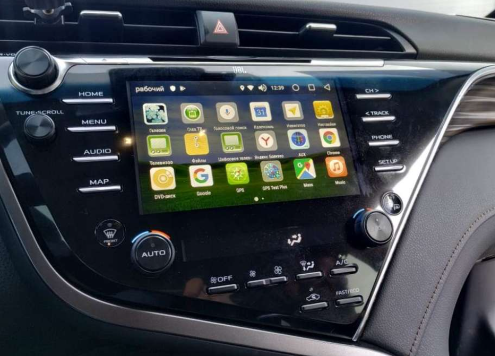 Навигационный блок для Toyota Camry V70 Touch&Go3 с монитором от Panasonic c JBL системой Android