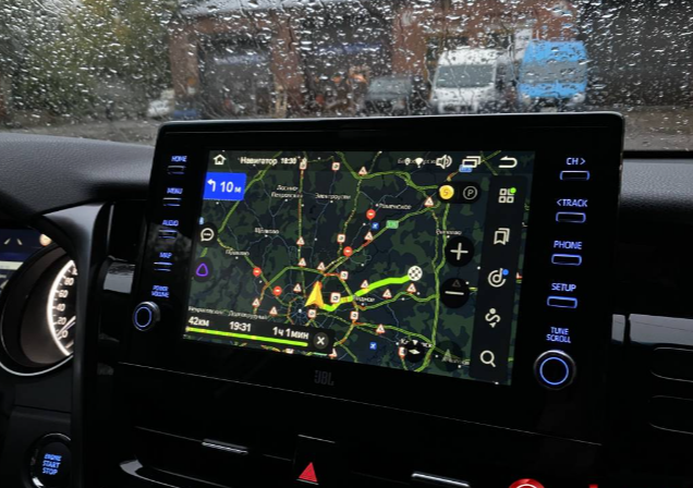 Навигационный блок для Toyota RAV4 XA50 (2019-н.в.) с JBL и навигацией ...