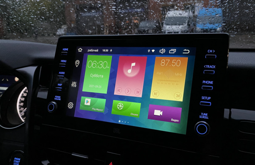 Навигационный блок для Toyota RAV4 XA50 (2019-н.в.) с JBL и навигацией Android - фото 2 - id-p202637679