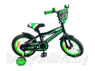 Детский двухколесный велосипед Favorit Biker 14" арт Bik-14Gn