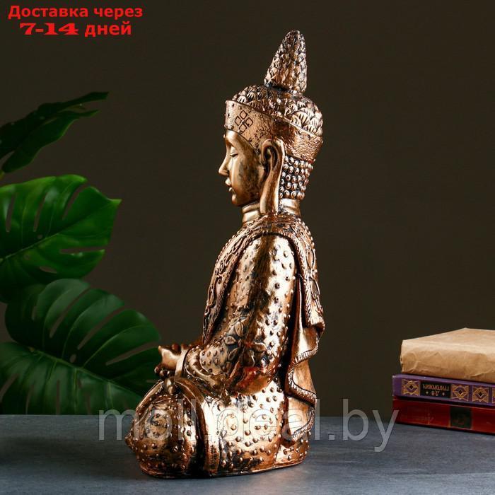 Фигура "Будда" бронза, 46х35х20см - фото 3 - id-p202612546