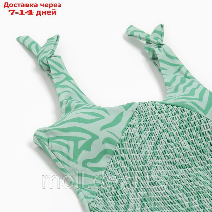 Купальный костюм слитный MINAKU цвет зеленый, р-р 44 - фото 7 - id-p202610709