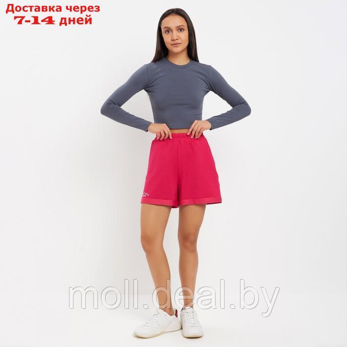 Шорты женские MINAKU: Casual collection цвет фуксия, р-р 48 - фото 6 - id-p202611748