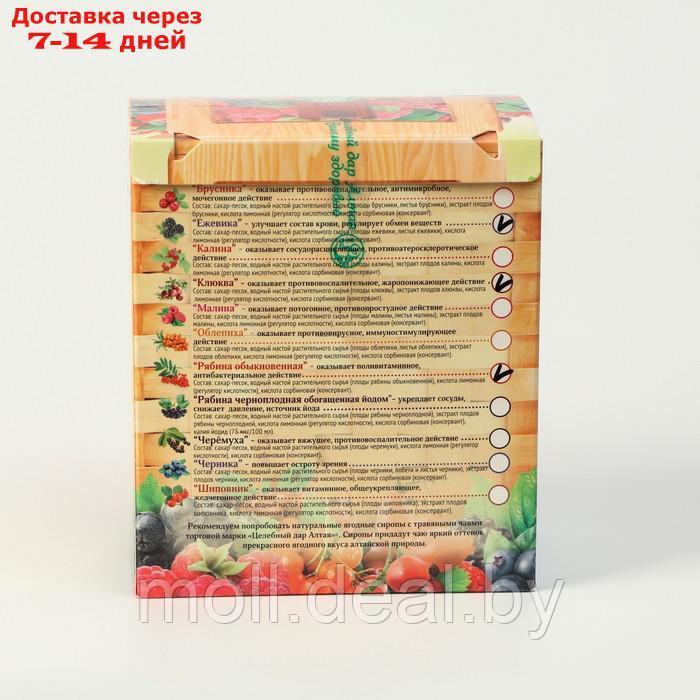 Подарочный набор сиропов Алтайская корзинка №1, 4 шт. по 100 мл - фото 3 - id-p202610823