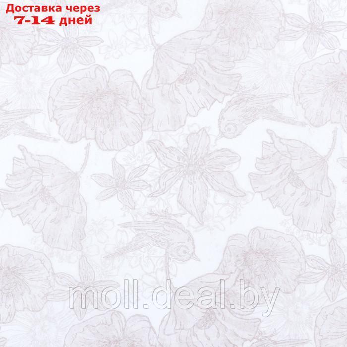 Бумага силиконизированная "Маки и птички", хохлома, 0,38 х 5 м - фото 4 - id-p202612939