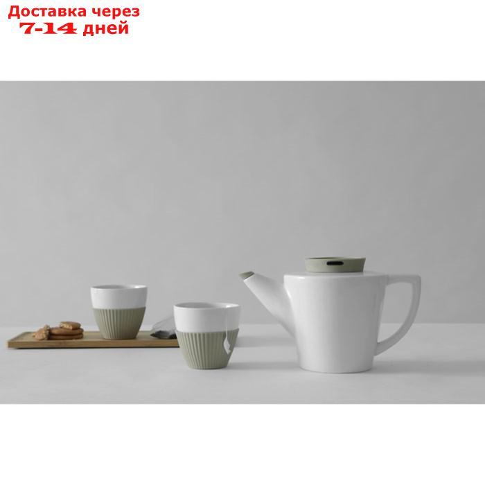 Чайный набор Infusion, 1.2 л/300 мл, 3 предмета, хаки - фото 1 - id-p202601025