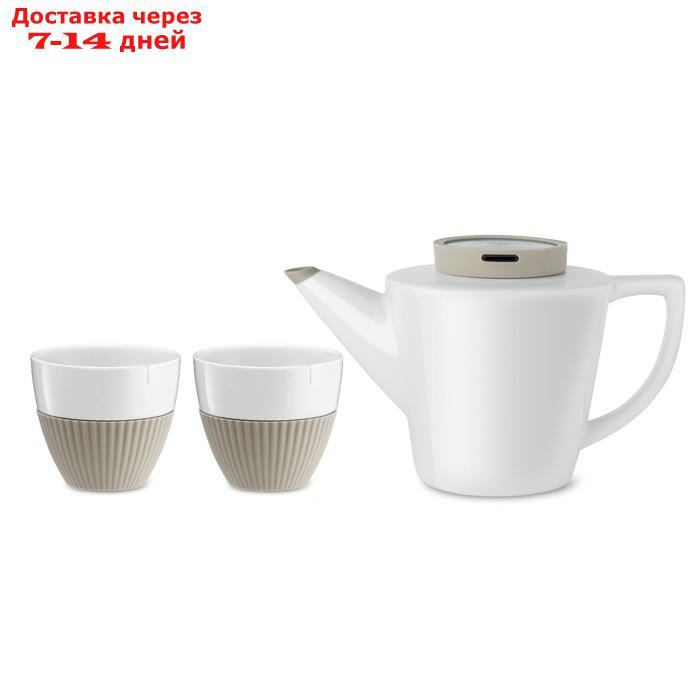 Чайный набор Infusion, 1.2 л/300 мл, 3 предмета, хаки - фото 3 - id-p202601025
