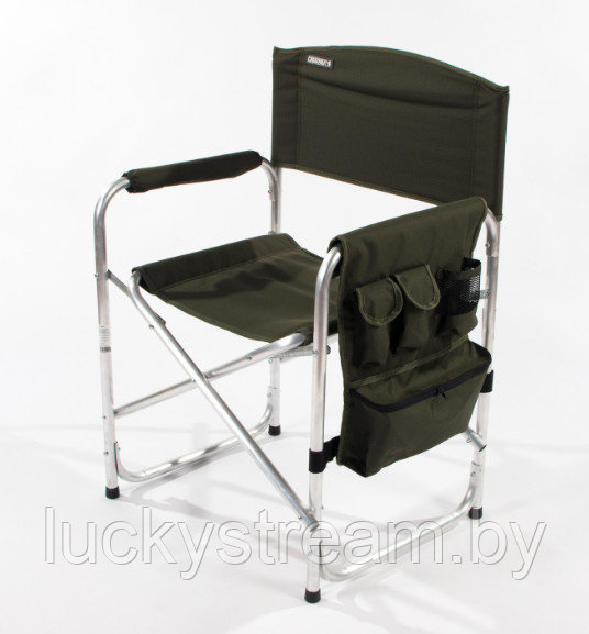 Кресло складное "СЛЕДОПЫТ" 585х450х825 мм, с карманом на подлокотнике - фото 1 - id-p202642611