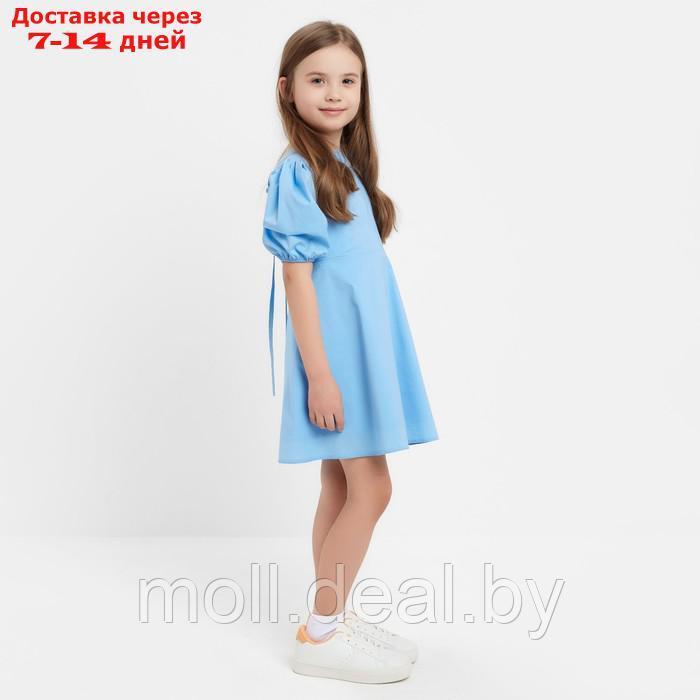 Платье для девочки MINAKU, цвет голубой, рост 116 см - фото 3 - id-p202612233